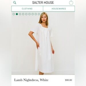 Salter House Lamb Nightdress NWOT